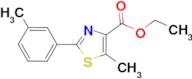 5-Methyl-2-m-tolyl-thiazole-4-carboxylic acid ethyl ester