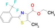 5-Methyl-2-(2-trifluoromethyl-phenyl)-thiazole-4-carboxylic acid ethyl ester