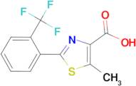 5-Methyl-2-(2-trifluoromethyl-phenyl)-thiazole-4-carboxylic acid