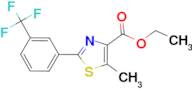 5-Methyl-2-(3-trifluoromethyl-phenyl)-thiazole-4-carboxylic acid ethyl ester