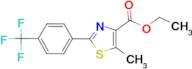 5-Methyl-2-(4-trifluoromethyl-phenyl)-thiazole-4-carboxylic acid ethyl ester