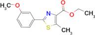 2-(3-Methoxy-phenyl)-5-methyl-thiazole-4-carboxylic acid ethyl ester