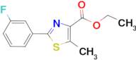 2-(3-Fluoro-phenyl)-5-methyl-thiazole-4-carboxylic acid ethyl ester