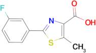 2-(3-Fluoro-phenyl)-5-methyl-thiazole-4-carboxylic acid