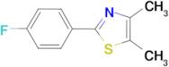 2-(4-Fluoro-phenyl)-4,5-dimethyl-thiazole