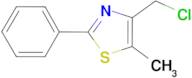 4-Chloromethyl-5-methyl-2-phenyl-thiazole