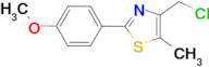 4-Chloromethyl-2-(4-methoxy-phenyl)-5-methyl-thiazole