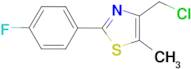 4-Chloromethyl-2-(4-fluoro-phenyl)-5-methyl-thiazole