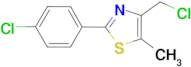 4-Chloromethyl-2-(4-chloro-phenyl)-5-methyl-thiazole