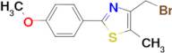 4-Bromomethyl-2-(4-methoxy-phenyl)-5-methyl-thiazole