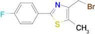 4-Bromomethyl-2-(4-fluoro-phenyl)-5-methyl-thiazole