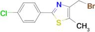 4-Bromomethyl-2-(4-chloro-phenyl)-5-methyl-thiazole