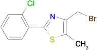 4-Bromomethyl-2-(2-chloro-phenyl)-5-methyl-thiazole