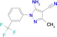 5-Amino-3-methyl-1-(3-trifluoromethyl-phenyl)-1H-pyrazole-4-carbonitrile