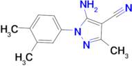 5-Amino-1-(3,4-dimethyl-phenyl)-3-methyl-1H-pyrazole-4-carbonitrile