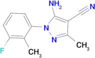 5-Amino-1-(3-fluoro-2-methyl-phenyl)-3-methyl-1H-pyrazole-4-carbonitrile