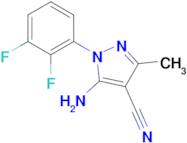 5-Amino-1-(2,3-difluoro-phenyl)-3-methyl-1H-pyrazole-4-carbonitrile