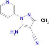 5-Amino-3-methyl-1-pyridin-3-yl-1H-pyrazole-4-carbonitrile