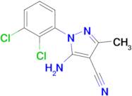 5-Amino-1-(2,3-dichloro-phenyl)-3-methyl-1H-pyrazole-4-carbonitrile