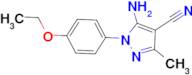 5-Amino-1-(4-ethoxy-phenyl)-3-methyl-1H-pyrazole-4-carbonitrile