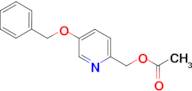 Acetic acid 5-benzyloxy-pyridin-2-ylmethyl ester