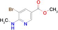 5-Bromo-6-methylamino-nicotinic acid methyl ester