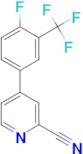 4-(4-Fluoro-3-trifluoromethyl-phenyl)-pyridine-2-carbonitrile