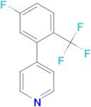 4-(5-Fluoro-2-trifluoromethyl-phenyl)-pyridine