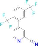 4-(2,5-Bis-trifluoromethyl-phenyl)-pyridine-2-carbonitrile