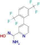 4-(2,5-Bis-trifluoromethyl-phenyl)-N-hydroxy-pyridine-2-carboxamidine