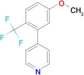 4-(5-Methoxy-2-trifluoromethyl-phenyl)-pyridine