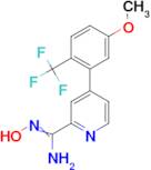 N-Hydroxy-4-(5-methoxy-2-trifluoromethyl-phenyl)-pyridine-2-carboxamidine