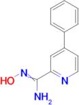 N-Hydroxy-4-phenyl-pyridine-2-carboxamidine