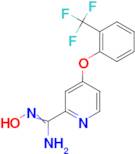 N-Hydroxy-4-(2-trifluoromethyl-phenoxy)-pyridine-2-carboxamidine