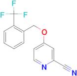 4-(2-Trifluoromethyl-benzyloxy)-pyridine-2-carbonitrile