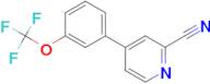 4-(3-Trifluoromethoxy-phenyl)-pyridine-2-carbonitrile