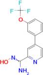 N-Hydroxy-4-(3-trifluoromethoxy-phenyl)-pyridine-2-carboxamidine