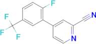 4-(2-Fluoro-5-trifluoromethyl-phenyl)-pyridine-2-carbonitrile