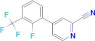 4-(2-Fluoro-3-trifluoromethyl-phenyl)-pyridine-2-carbonitrile