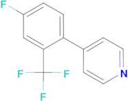 4-(4-Fluoro-2-trifluoromethyl-phenyl)-pyridine