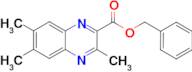 3,6,7-Trimethyl-quinoxaline-2-carboxylic acid benzyl ester