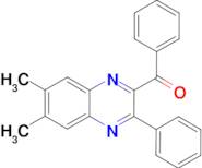 (6,7-Dimethyl-3-phenyl-quinoxalin-2-yl)-phenyl-methanone