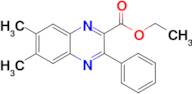 6,7-Dimethyl-3-phenyl-quinoxaline-2-carboxylic acid ethyl ester