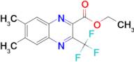 6,7-Dimethyl-3-trifluoromethyl-quinoxaline-2-carboxylic acid ethyl ester