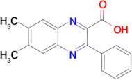 6,7-Dimethyl-3-phenyl-quinoxaline-2-carboxylic acid