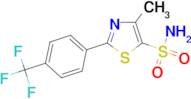 4-Methyl-2-(4-trifluoromethyl-phenyl)-thiazole-5-sulfonic acid amide