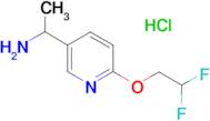 1-[6-(2,2-Difluoro-ethoxy)-pyridin-3-yl]-ethylamine; hydrochloride