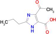 5-Acetyl-2-propyl-3H-imidazole-4-carboxylic acid