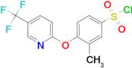 3-Methyl-4-(5-trifluoromethyl-pyridin-2-yloxy)-benzenesulfonyl chloride