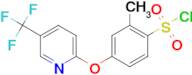 2-Methyl-4-(5-trifluoromethyl-pyridin-2-yloxy)-benzenesulfonyl chloride